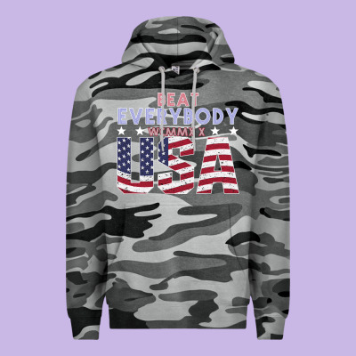 Usa Beat Everybody Premium Hoodie Designed By Bettercallsaul