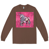 Chestnut unicorn Long Sleeve Tee - LillyAllenDesigns