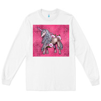 White unicorn Long Sleeve Tee - LillyAllenDesigns