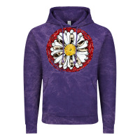 Cloud Purple daisy Vintage Hoodie - JahusDesignShop
