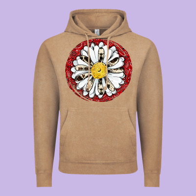Daisy Vintage Hoodie Designed By Jahusdesignshop