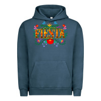 Pigment Midnight Navy fiesta cinco de mayo Urban Hoodie - CowGirlArtShop