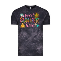 Cloud Black sweet summer time Vintage Tee - AdoDesignShop