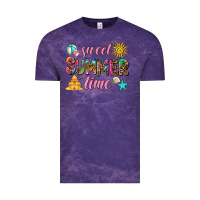 Cloud Purple sweet summer time Vintage Tee - AdoDesignShop