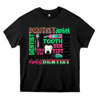 Black dentist tooth Heavy Core Tee - texasbilliewilder