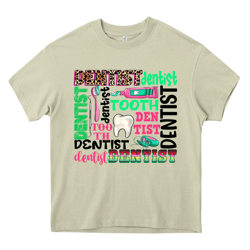 Dentist Tooth Heavy Core Tee by texasbilliewilder | Teevron