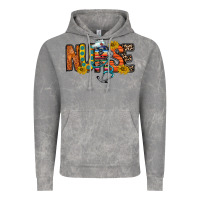 Cloud Rock nurse western Vintage Hoodie - RacoonDesign