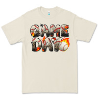 Bone game day baseball leopard Premium Tee - Zillion Design Studio