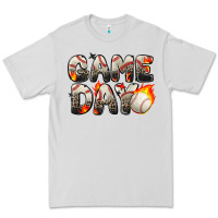 Dove Grey game day baseball leopard Premium Tee - Zillion Design Studio