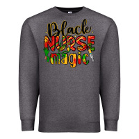 Charcoal Heather black nurse magic Premium Sweatshirt - LillyAllenDesigns
