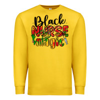 Lemon black nurse magic Premium Sweatshirt - LillyAllenDesigns