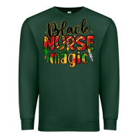 Sports Green black nurse magic Premium Sweatshirt - LillyAllenDesigns