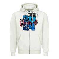 Oatmeal Heather class of 2024 Zipper Hoodie - MaliasSmallBusiness