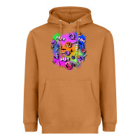 Meerkat halloween candy patches 1 Heavyweight Hoodie - BundleAndBundleShop