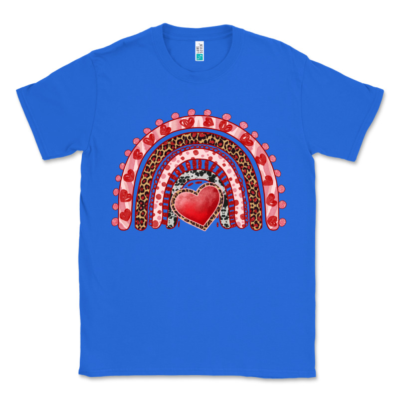 Valentine's Day Rainbow With Heart Classic Tee by AdoDesignShop | Teevron