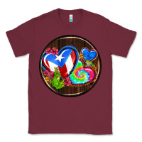 Burgundy puerto rico coasters Classic Tee - AdoDesignShop