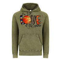 Vintage Olive for the love of the game basketball Vintage Hoodie - CowhideDigitalArt