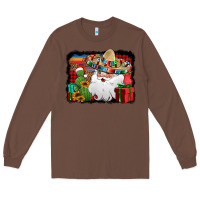 Chestnut Santa Claus Spanish Christmas Long Sleeve Tee - Jasminsmagicworld