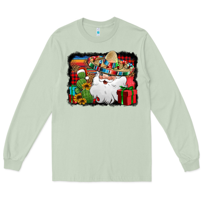 Santa Claus Spanish Christmas Long Sleeve Tee by Jasminsmagicworld | Teevron