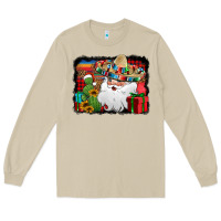 Mushroom Santa Claus Spanish Christmas Long Sleeve Tee - Jasminsmagicworld
