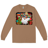 Toasted Coconut Santa Claus Spanish Christmas Long Sleeve Tee - Jasminsmagicworld