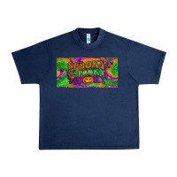 Navy spooky license plate Urban Heavy Tee - BundleAndBundleShop