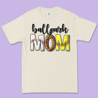 Premium Tee ballpark mom