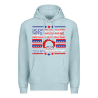 Blue Mist Bernie Against The Machine Premium Hoodie - Bettercallsaul