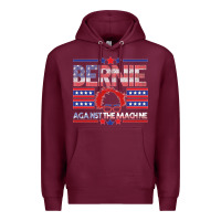 Burgundy Bernie Against The Machine Premium Hoodie - Bettercallsaul