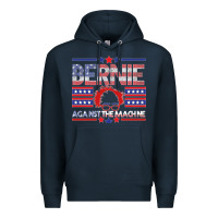 Navy Bernie Against The Machine Premium Hoodie - Bettercallsaul