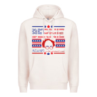 Pale Pink Bernie Against The Machine Premium Hoodie - Bettercallsaul
