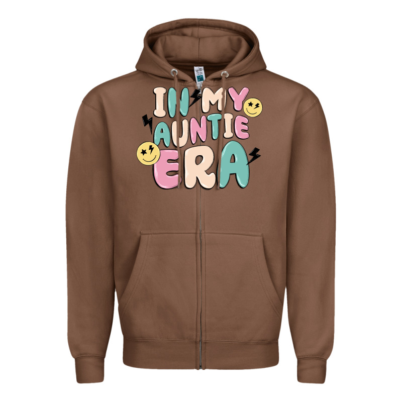 In My Auntie Era Zipper Hoodie by MaliasSmallBusiness | Teevron
