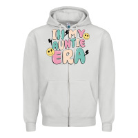 Dove Grey in my auntie era Zipper Hoodie - MaliasSmallBusiness