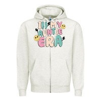 Oatmeal Heather in my auntie era Zipper Hoodie - MaliasSmallBusiness