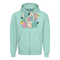 Seafoam in my auntie era Zipper Hoodie - MaliasSmallBusiness