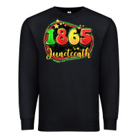 Black 1865 juneteenth Premium Sweatshirt - LillyAllenDesigns