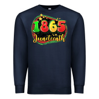 Navy 1865 juneteenth Premium Sweatshirt - LillyAllenDesigns