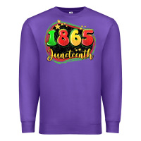 Purple 1865 juneteenth Premium Sweatshirt - LillyAllenDesigns