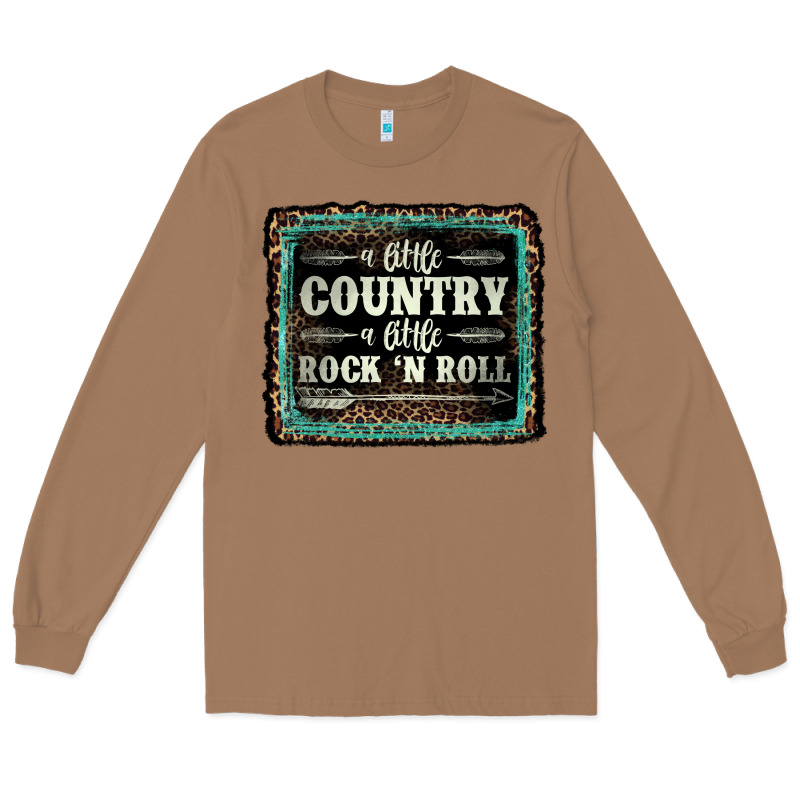 A Little Country A Little Rock N Roll Long Sleeve Tee by AdoDesignShop | Teevron