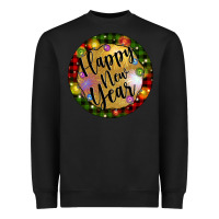 Black christmas happy new year Heavyweight Sweatshirt - Artiststas