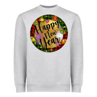 Heather Grey christmas happy new year Heavyweight Sweatshirt - Artiststas
