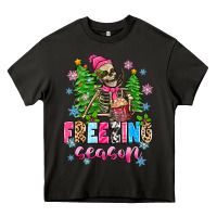 Asphalt freezing season skeleton Heavy Core Tee - Zillion Design Studio