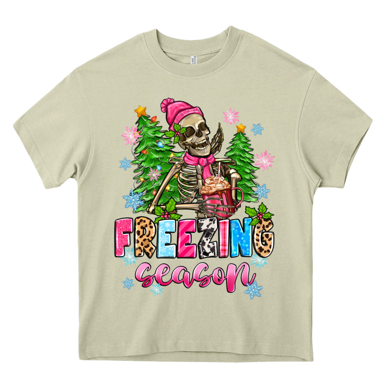 Freezing Season Skeleton Heavy Core Tee by Zillion Design Studio | Teevron