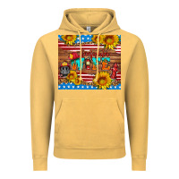 Vintage Mustard american flag firefighter wife Vintage Hoodie - HRA Design Shop