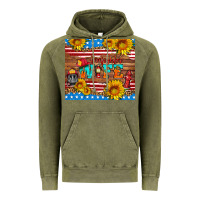 Vintage Olive american flag firefighter wife Vintage Hoodie - HRA Design Shop