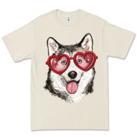 Bone husky with love glasses Premium Tee - RanaPortraitStore