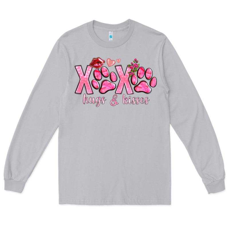 Xoxo Hugs And Kisses Paws Long Sleeve Tee by NancyCooperArtShop | Teevron