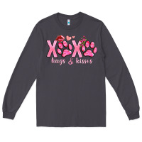 Smoke xoxo hugs and kisses paws Long Sleeve Tee - NancyCooperArtShop