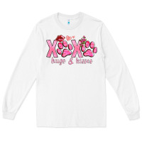 White xoxo hugs and kisses paws Long Sleeve Tee - NancyCooperArtShop