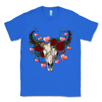 True Royal valentine's bull skull Classic Tee - AdoDesignShop